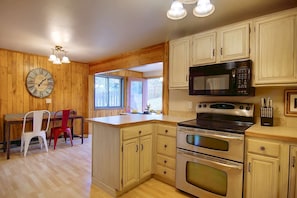 Cook your favorite meals in the beautiful, fully equipped kitchen.