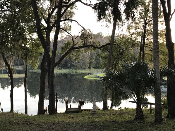 The view from the deck.