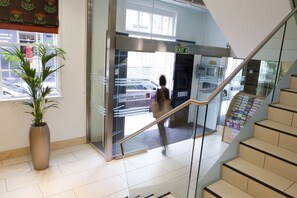 Interior entrance