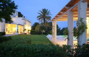The house at dusk