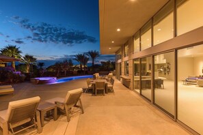 Large deck and patio space