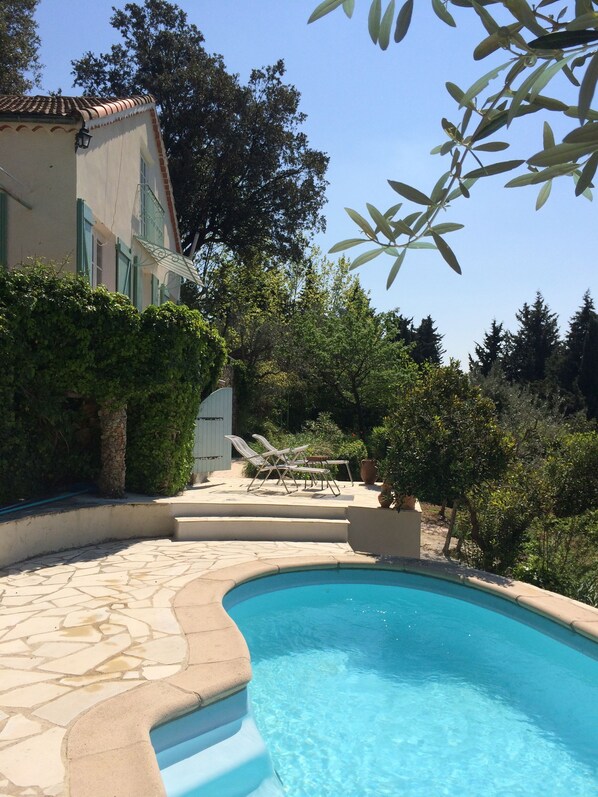 The pool area - lots of sun!