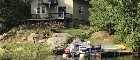 Cottage as viewed from Reeds Bay on Trout Lake!