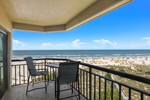 View from the Balcony of Gulf Strand Resort Unit #602