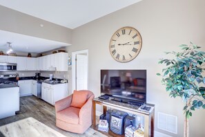 Spacious Living Room with Balcony Access