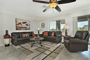 Queen sleeper sofa and 55 inch tv