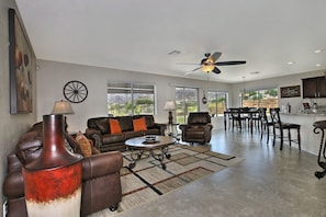 Bright open floor plan