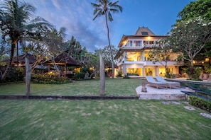 Villa Cocoa Maya from the beach