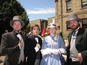 Confederation Players perform historical vignette 5 days a week @ 12:50pm