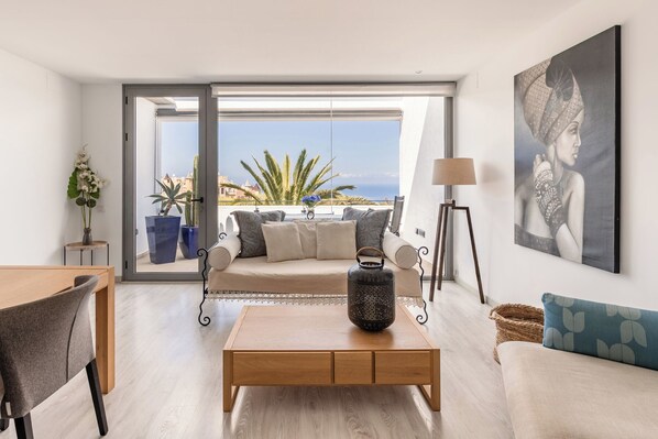 first floor, living room with terrace
