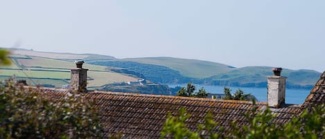 View from the front of the house and garden