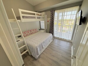King Bunk & Twin Bunk Room with New Flooring