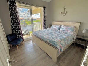 Master Bed with New Flooring