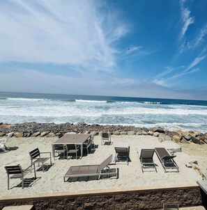 Patio Sand in back