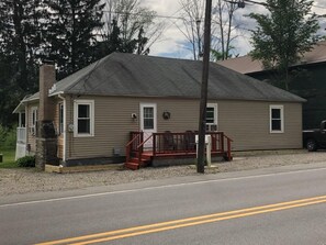 Front view of cottage