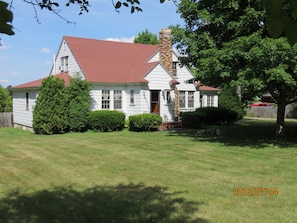 View of 1939 home from front lawn.