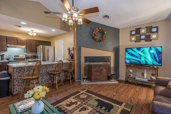 Seasonal Fireplace for Smores