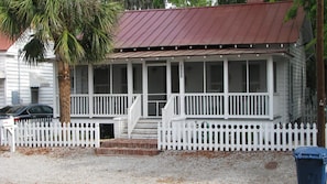Side view of house