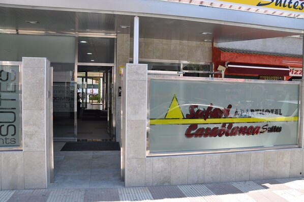 Entrada de la propiedad