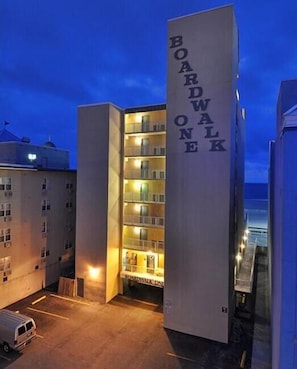 Front of property – evening/night