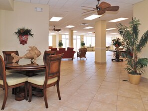 Lobby sitting area