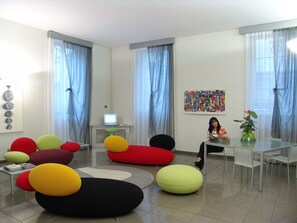 Lobby sitting area