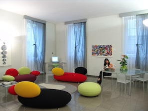 Lobby sitting area