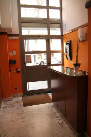 Interior entrance