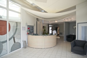 Interior entrance