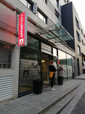 Entrada do alojamento