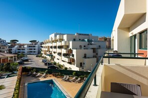 Blick vom Balkon