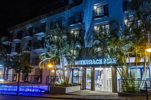 Front of property - evening/night
