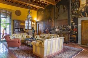 Sala de estar en el lobby
