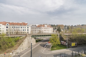 Stadsutsikt från boendet