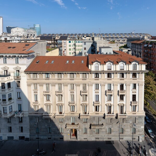 Overnatningsstedets facade