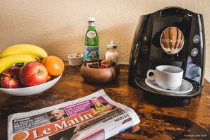 Kaffe och/eller kaffebryggare
