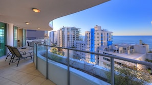 Blick vom Balkon