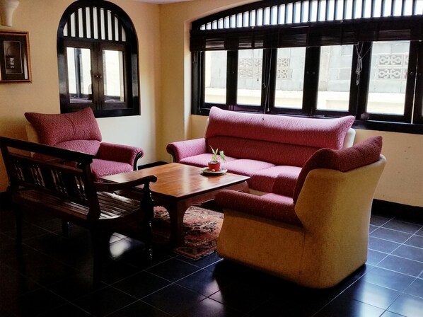 Lobby sitting area