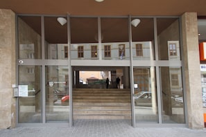 Interior entrance