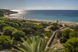 Vista a la playa o el mar