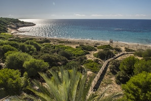 Vista a la playa o el mar