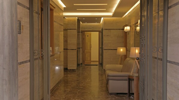 Interior entrance