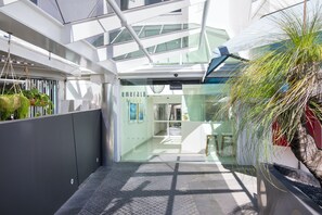 Interior entrance