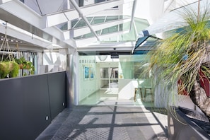 Interior entrance