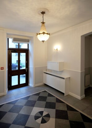 Interior entrance