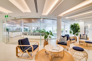 Lobby sitting area