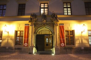 Majoituspaikan sisäänkäynti