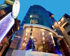 Front of property - evening/night