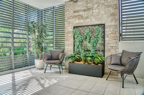 Lobby sitting area