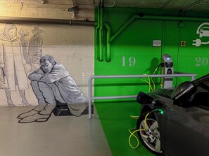 Electric vehicle-charging station